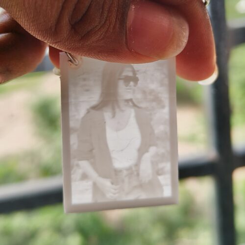 lithophane keychain