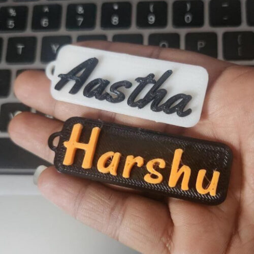Custom Name Keychain | Custom Text Key Ring for Gifts - Image 2