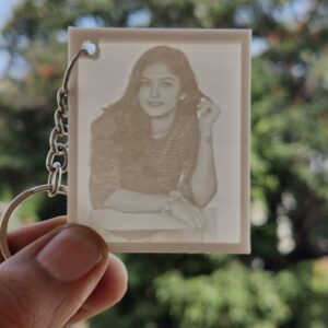 Personalized Lithophane Keychain